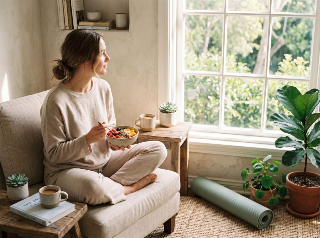 To Maintain General wellness a women takes care of herself